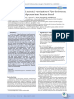 Quality, Typicity and Potential Valorization of Piper Borbonense, A Poorly Known Wild Pepper From Reunion Island