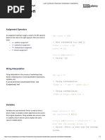 Learn JavaScript - Introduction Cheatsheet - Codecademy