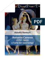 Antonio Canova (1757-1822) e L'arte De' Suoi Tempi