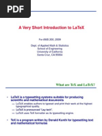 Latex Intro