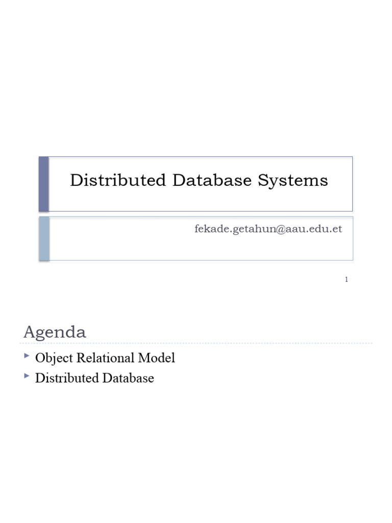 Advdb or DD | PDF | Databases | Relational Model