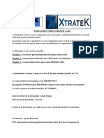 Formation Chez Xtratek Sarl