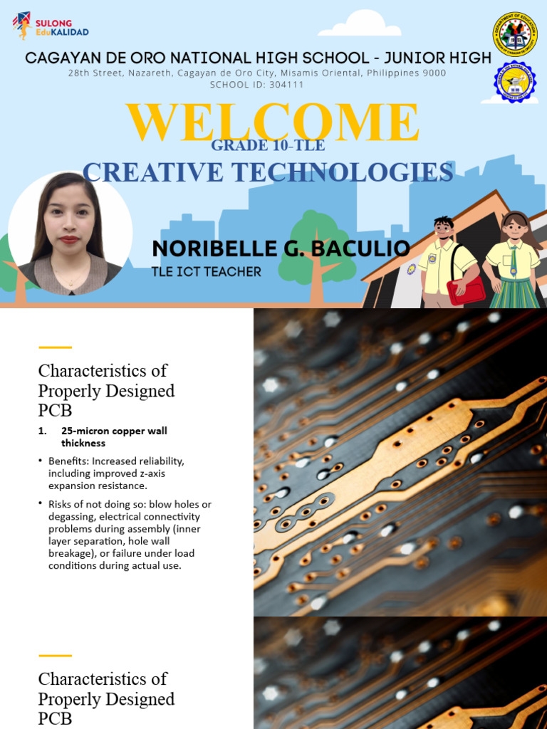 Lesson 3 Characteristics of Properly Designed PCB | PDF | Printed