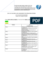 Literature Competencies of The K-12 Grade 7-10