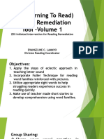 LTR Reading Remediation