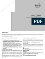 Micra: Manual Del Conductor