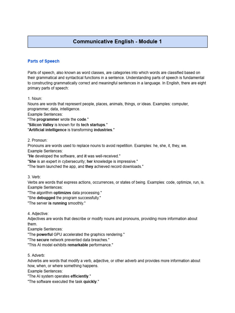 FINAL NOTES - Communicative English | PDF | Grammatical Gender ...