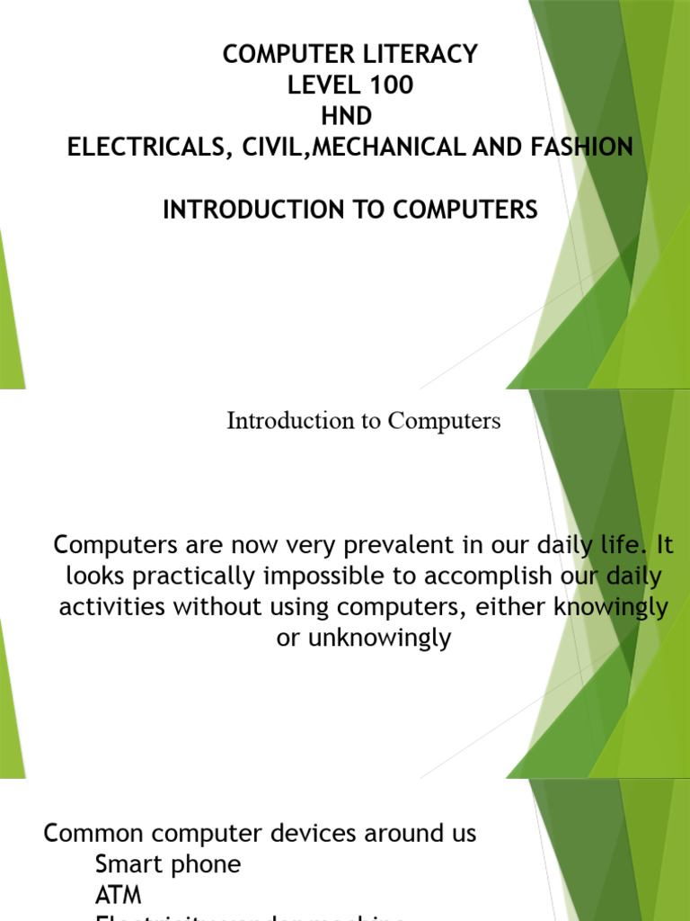 Fundamental of Information Technology - 1-2 | PDF