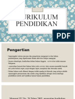 Kurikulum Pendidikan