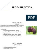 Ciroza Hepatica Curs