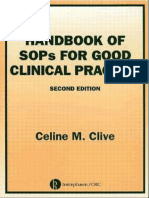 Handbook of Standard Operation Procedures For Good Clinical Practice