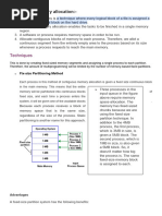 Contiguous Memory Allocation