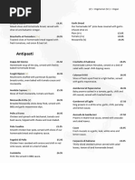 Hussar Grill Set Menu Options | PDF | Sauce | Desserts