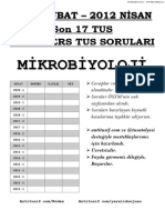 Mikrobiyoloji 2020 - 2012