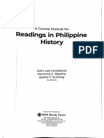 Updated - A Course Module For Readings in Philippine History by Candelaria-Alporha-Kunting - 2021
