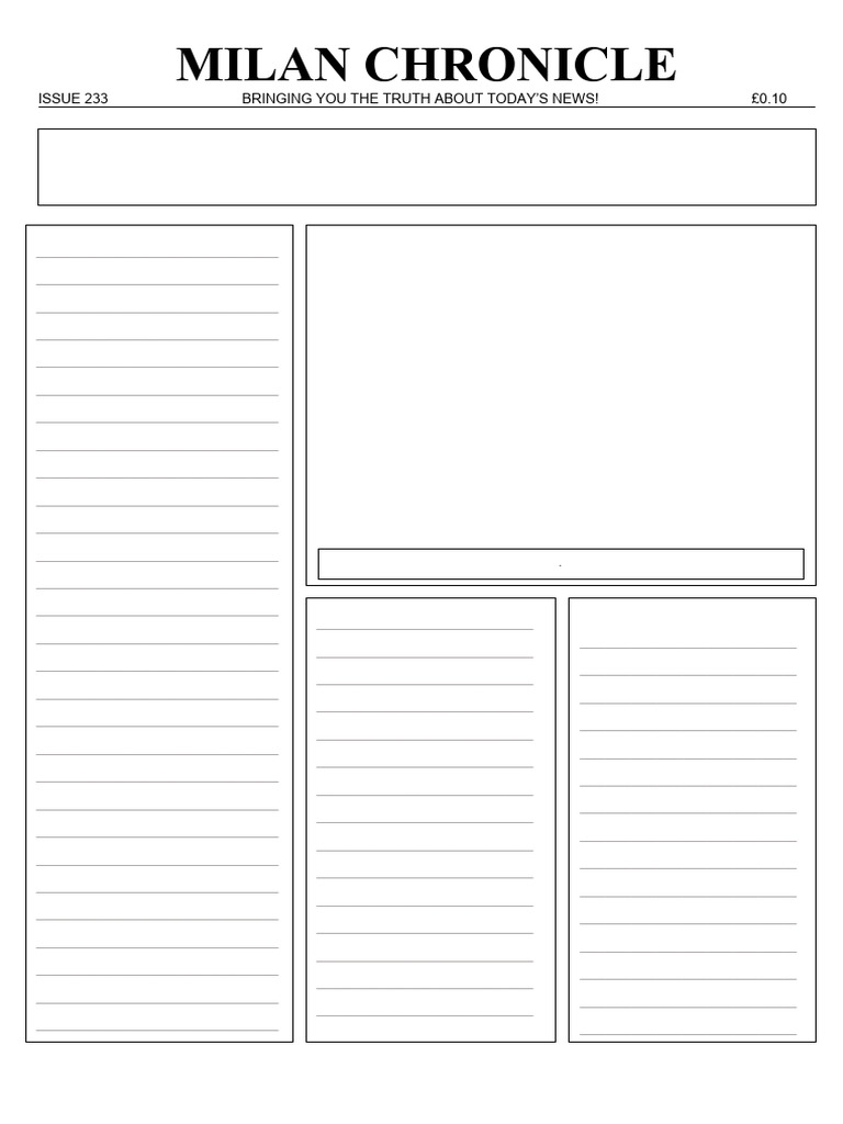 Newspaper Article Lesson 11 PDF