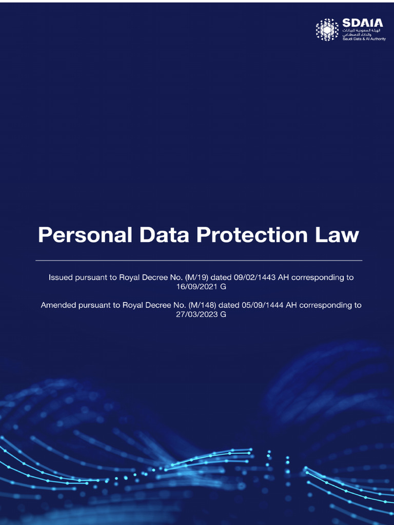 Personal Data Protection Law Overview | PDF