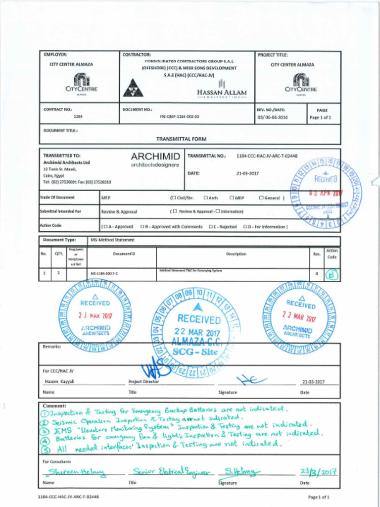 MS 1184 500 T&C | PDF