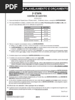 Prova SEFAZ - RJ 2ª Fase