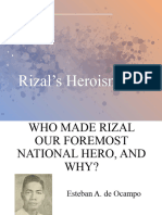 Rizal's Heroism