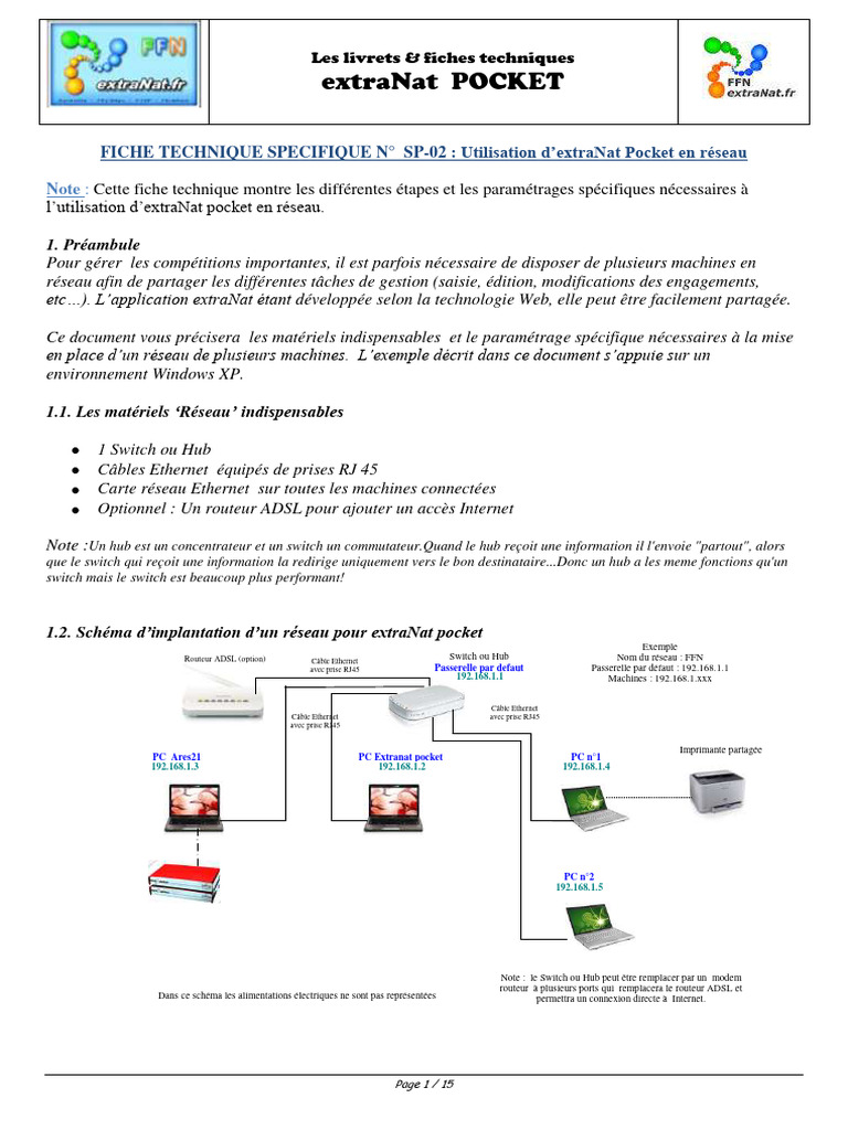 Utilisation d'extraNat Pocket en Réseau | PDF | Adresse IP ...