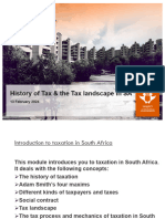 Module 1 - History and Landscape of Tax