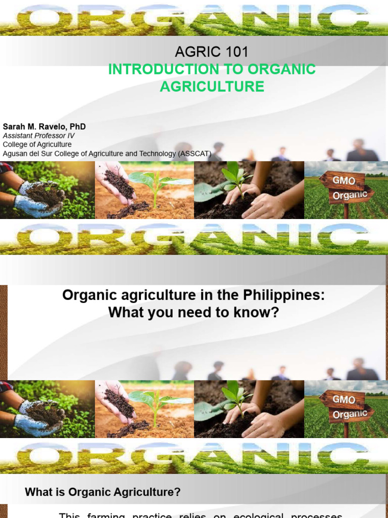 Agric 101 Topic-1 | Download Free PDF | Organic Farming | Agriculture