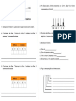 Atividade Matemática - Ordens e Classes