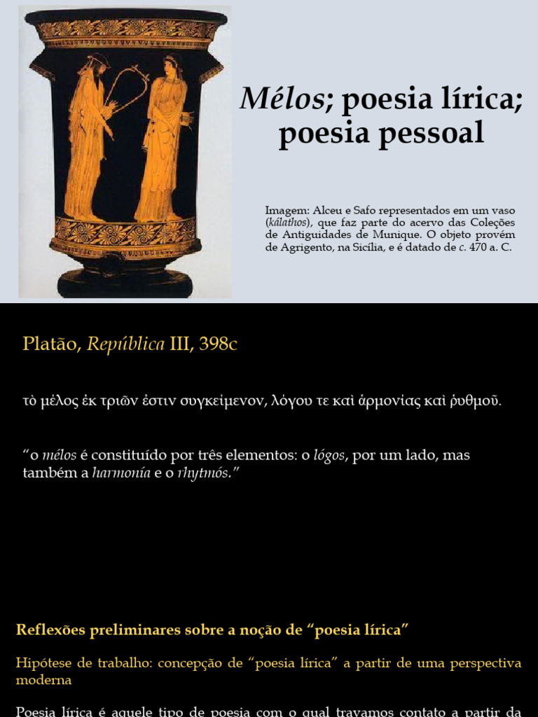 Poesia Lírica: Conceitos e Autores | PDF | Poesia | Romantismo