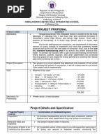 Project Proposal Handwashing Elem