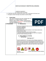 Semi Detailed Lesson Plan