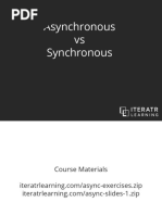 Part 0 - Asynchronous Vs Synchronous Programming