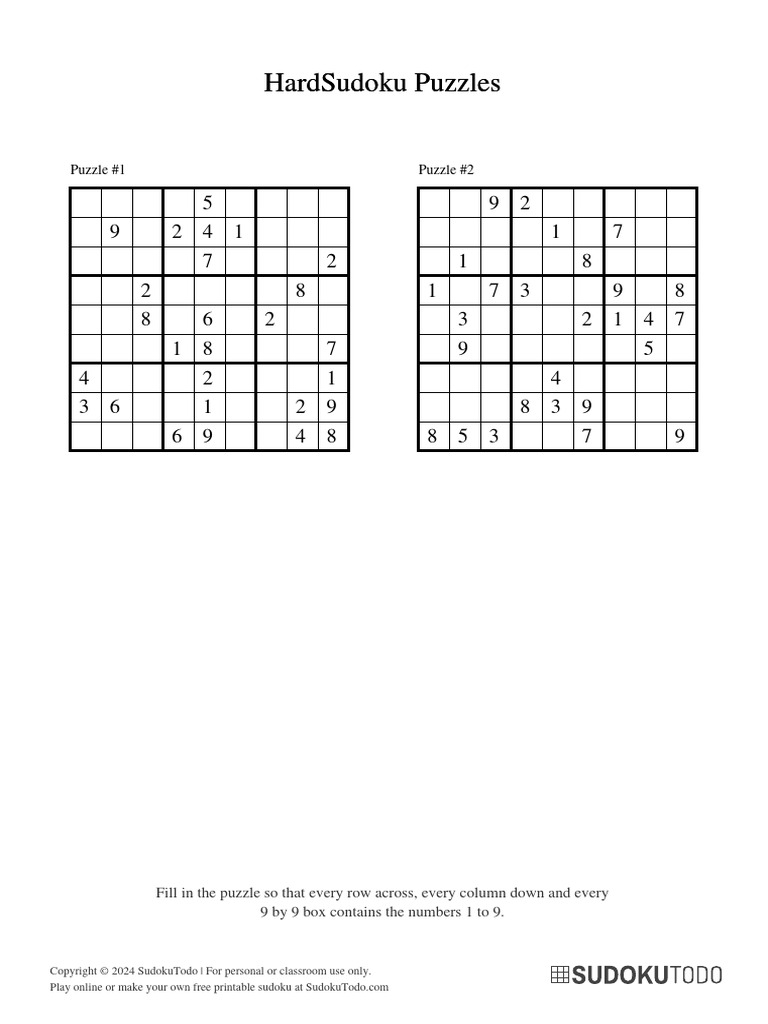 9x9 hard sudokutodo 2 download free pdf games of mental skill