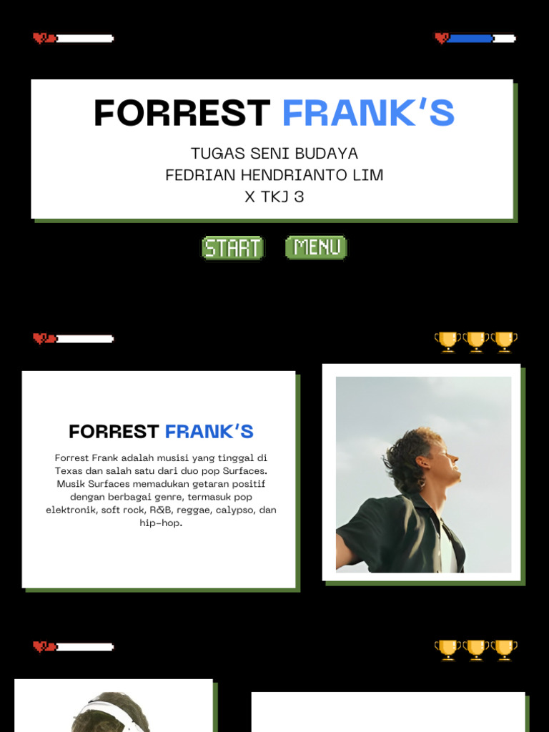 Profil Forrest Frank: Musisi Surfaces | PDF