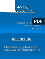 Acute Cholecystitis