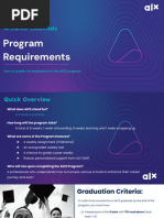 AiCE C1 Program Requirements