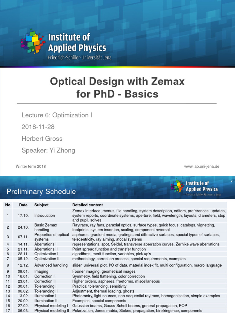Dokumen Tips Optical Design With Zemax For PHD Basics Designforp