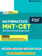 Mathematics Chapterwise Mcqs - 12th STD