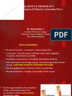 Physico - Chemical Aspects of Muscle Contraction Part 2