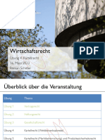 4,145 Wirtschaftsrecht Übungen Präsentation 4 (FS 2022)