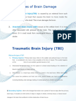 Types of Brain Damage 