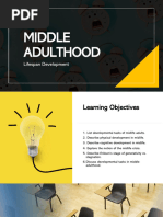 Middle and Late Adulthood