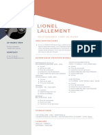 Lionel Lallement: Responsable Chef de Rang