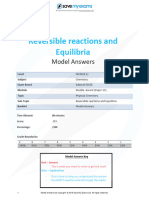 Reversible Reactions and Equilibria