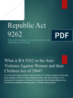 Republic Act 9262 or VAWC Lecture