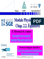 SGE M1 Physico Chimie 2 2 2006