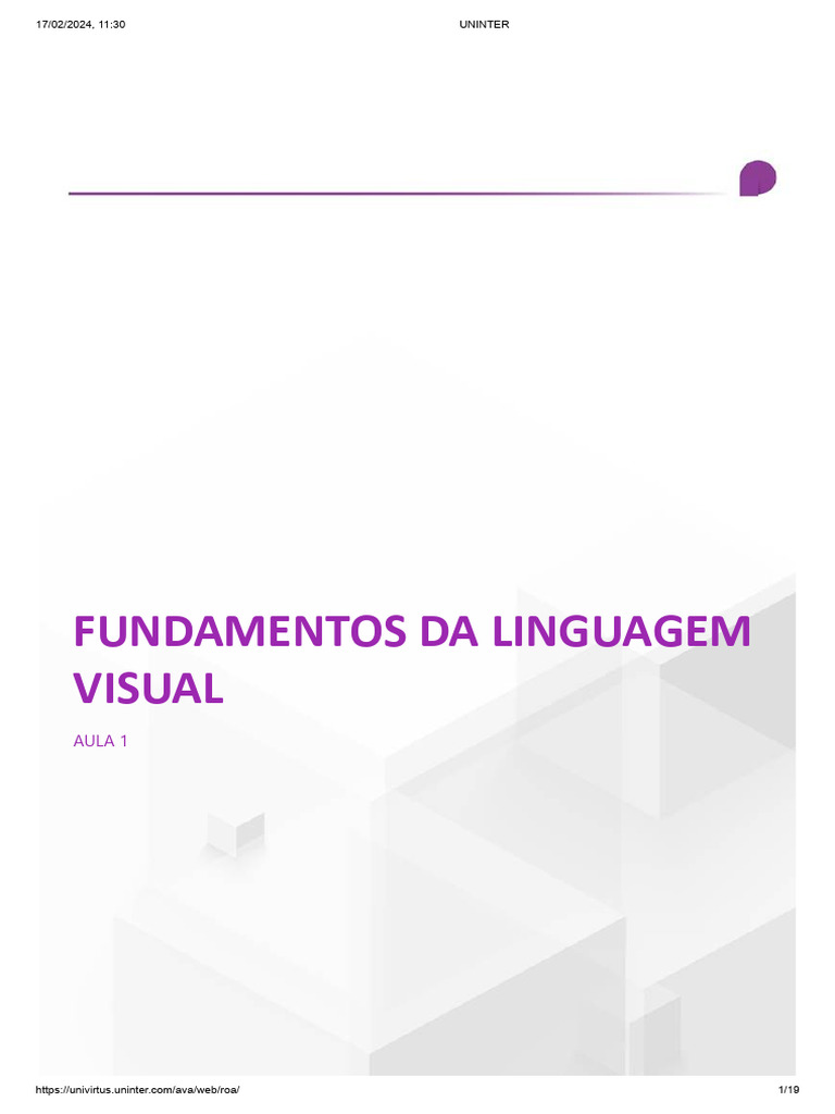 Fundamentos da Linguagem Visual | PDF | Arte abstrata | Simbolismo (artes)