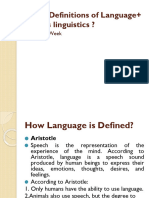 2some Definitions of Language