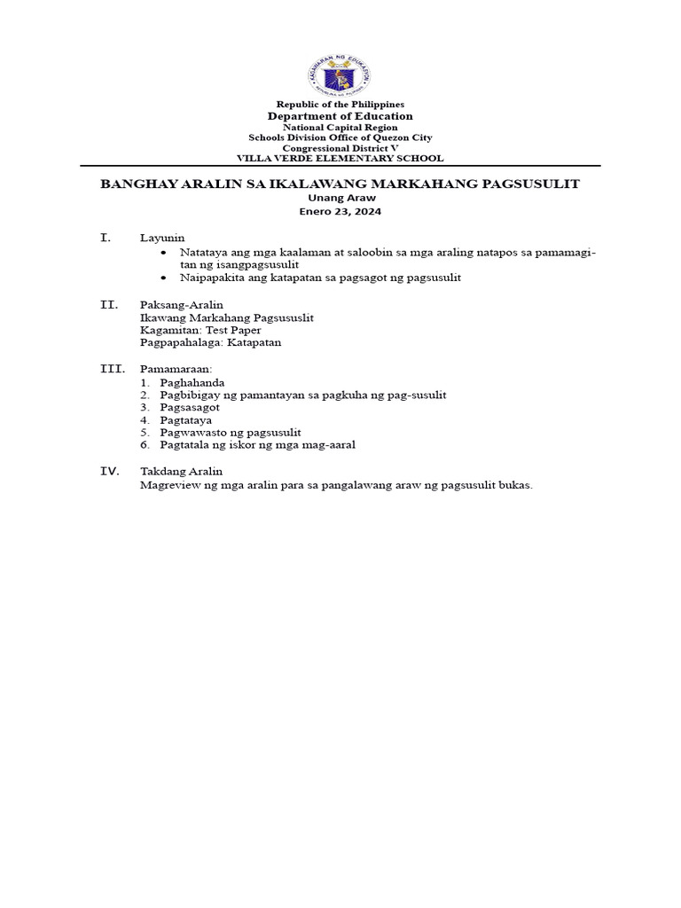 Dlp Periodical Test Pdf