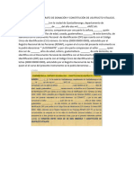 Clase 4 Comparecencia Contrato de Donación y Constitución de Usufructo Vitalicio